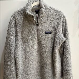 Patagonia Soft Gray Los Gatos Fleece 1/4 Zip Medium